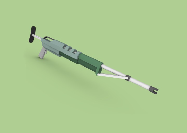 Low Poly Sci-Fi Rifle preview image 1